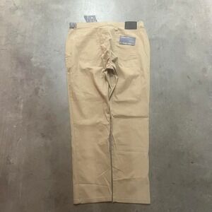 NWT‎ Nickel & iron men's beige modern slim taper pants performance